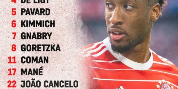 【德甲】格纳布里科芒建功，拜仁2比0赫塔夺回榜首