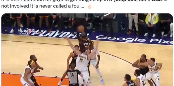 美媒群嘲亚历山大跳球后罚球：历史首人！若非SGA别人不会有哨