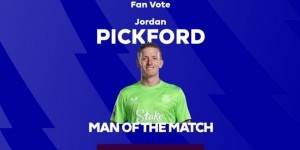 Kaiyun sports-5次扑救+零封！皮克福德当选埃弗顿vs诺丁汉森林最佳球员